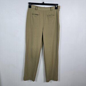 Sigrid Olsen Beige Straight Leg Dress Pants Size 8